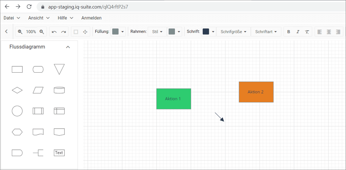Arbeitsbereich IQProcess Arbeitsbereich IQProcess